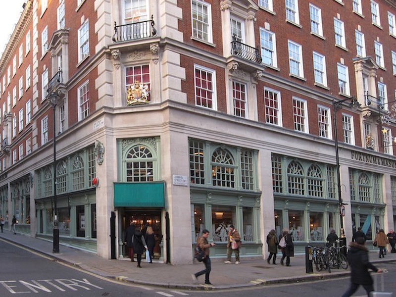 Fortnum & Mason storefront in London