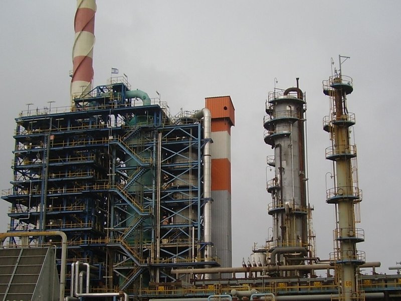 OIl refinery in Haifa in Israel in 2009