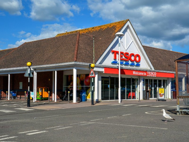 Tesco supermarket in Honiton