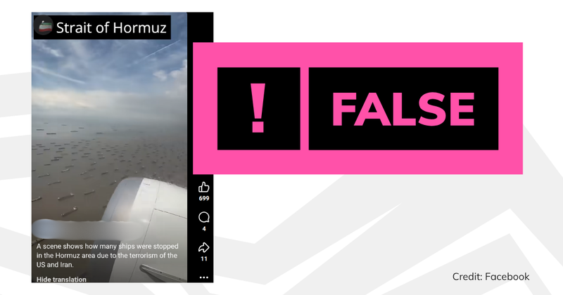 Hormuz video debunk false