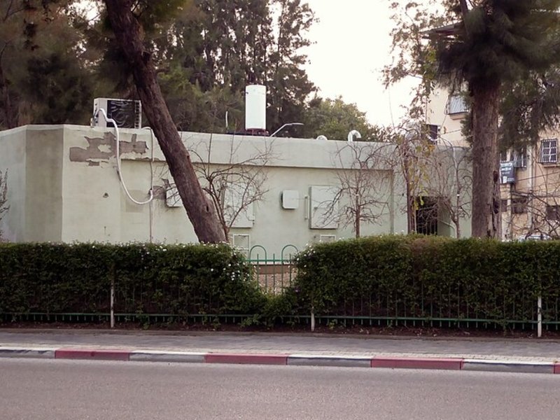 A public shelter in Ramat Gan in Israel
