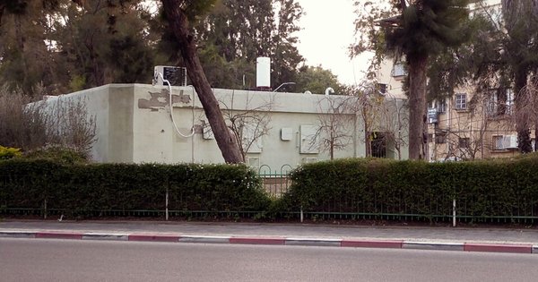 A public shelter in Ramat Gan in Israel