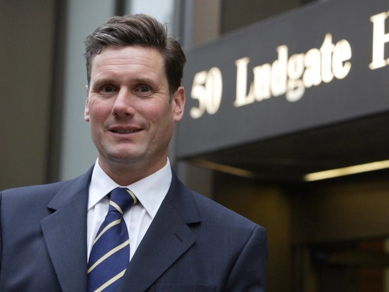 A photo of Keir Starmer when he was Director of Public Prosecutions in 2009