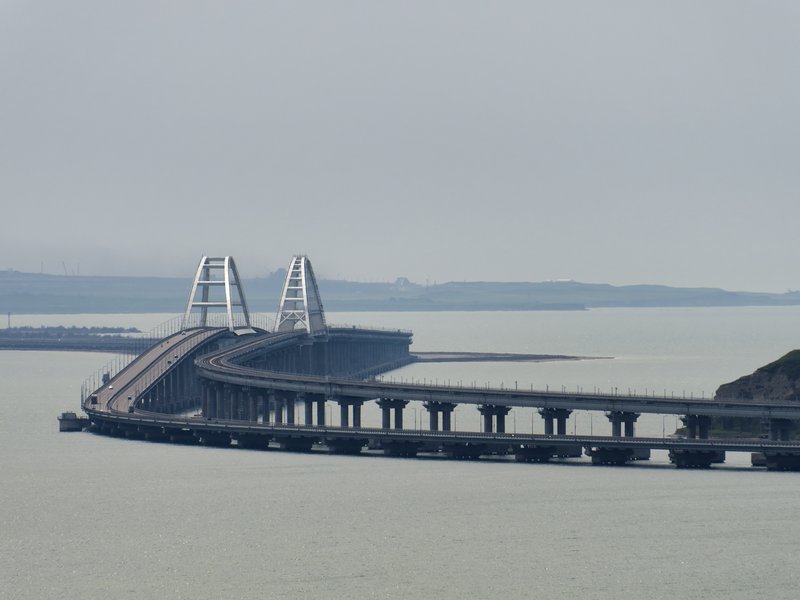 The Kerch Bridge in Crimea.