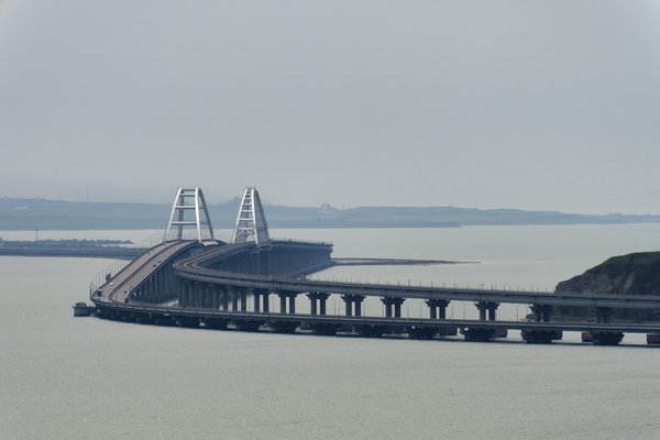 The Kerch Bridge in Crimea.