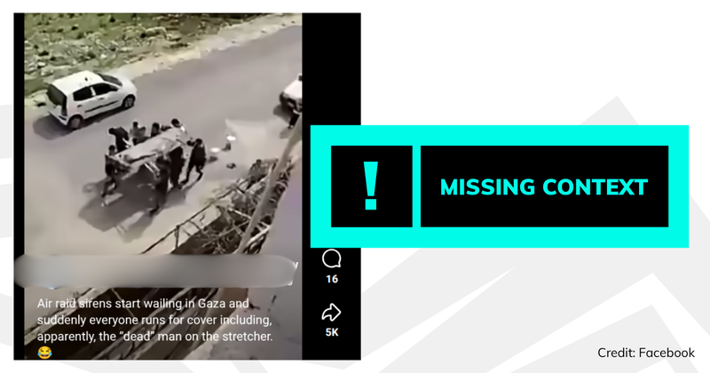 staged funeral missing context