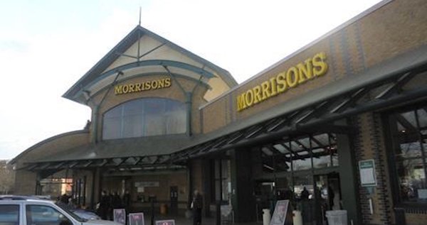 The exterior of a Morrisons store