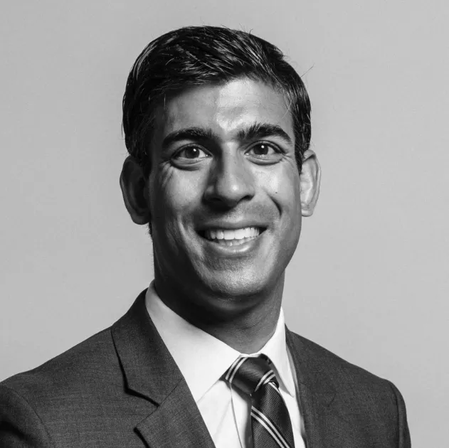 Official portrait of Rishi Sunak