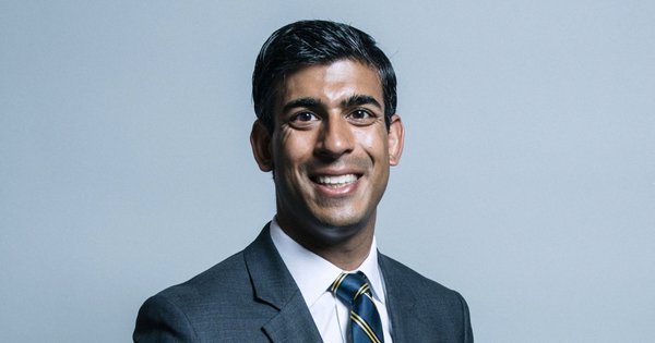 Official portrait of Rishi Sunak