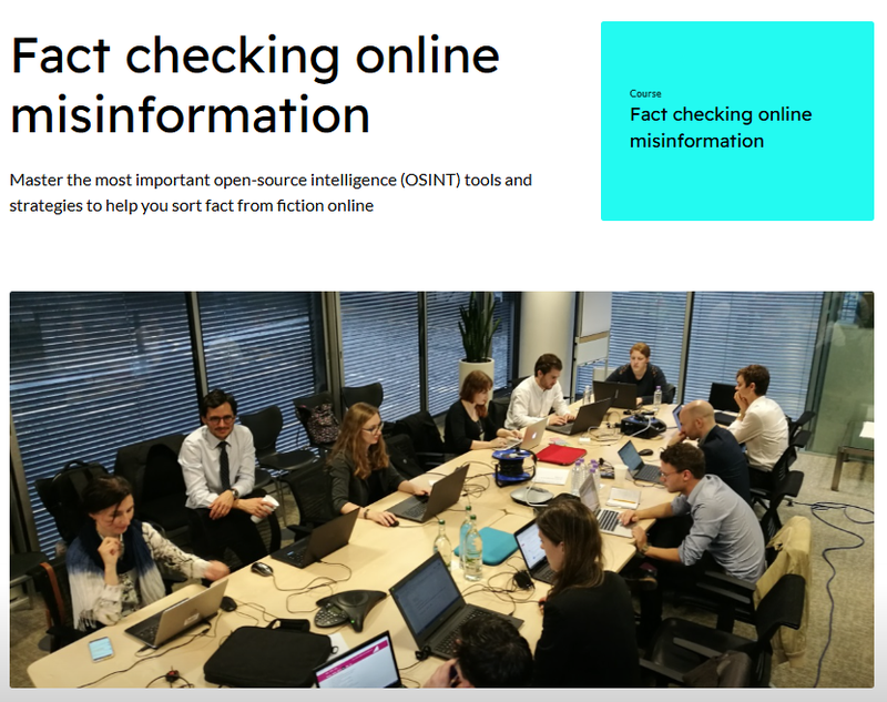 Full Fact's course in fact checking online misinformation