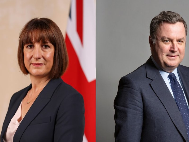 Rachel Reeves and Mel Stride official photos