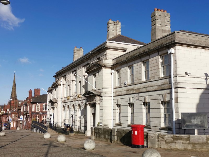 A view of Rotherham Town Hall.