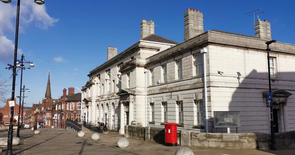 A view of Rotherham Town Hall.