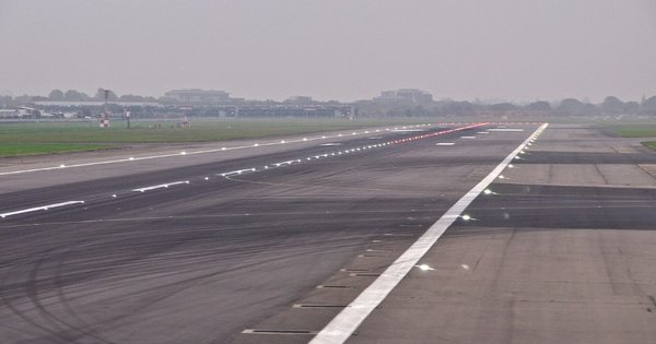 A runway at London Heathrow Airport