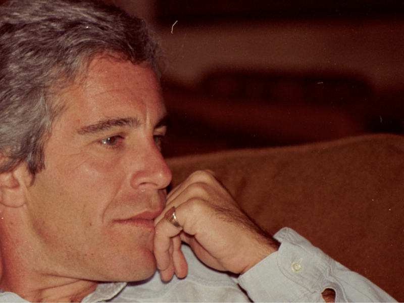 A picture of Jeffrey Epstein.