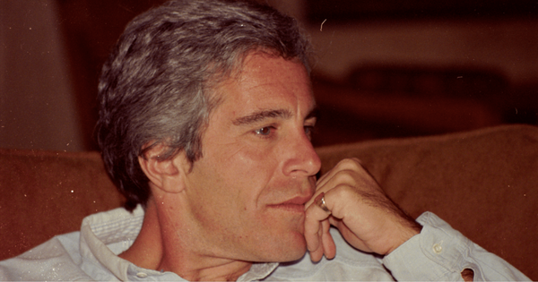 A picture of Jeffrey Epstein.