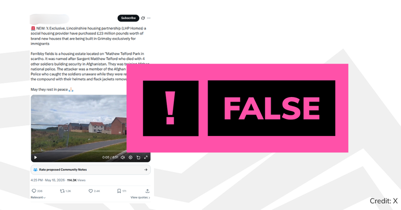 Debunk image Ferriby Fields