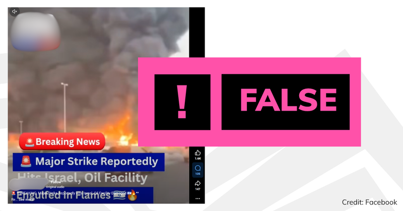 Debunk image old video of UAE market fire shared as Israel