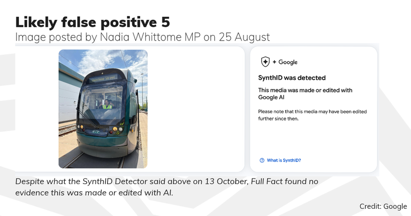 Debunk image Nadia Whittome