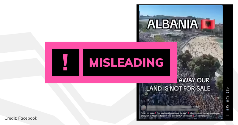 A screenshot of the video with overlaid text saying 'misleading'.