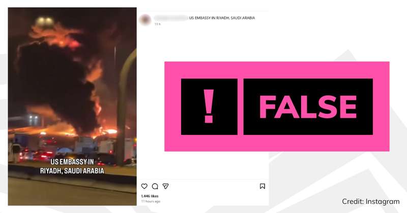 A screenshot of the video with text overlaid saying 'false'