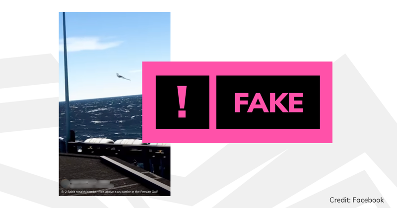 Fake debunk image
