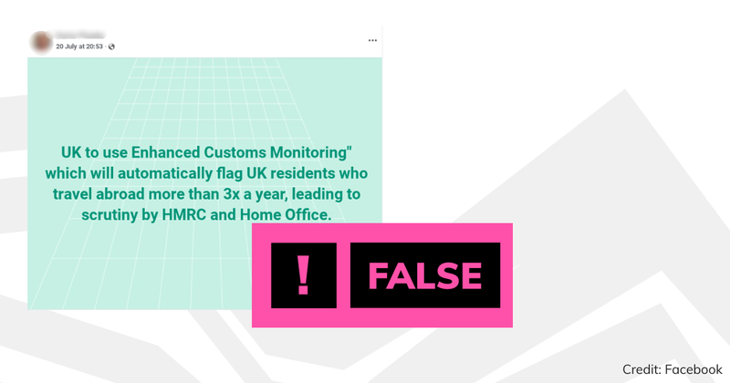 Debunk image enhanced customs monitoring