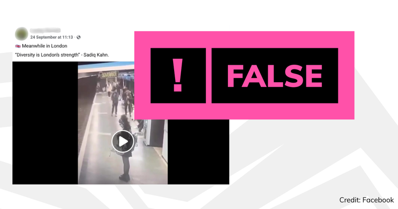 Debunk image of Facebook Barcelona post