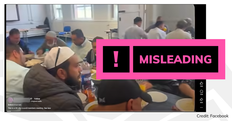 A screenshot of the video with overlaid text saying 'misleading'.