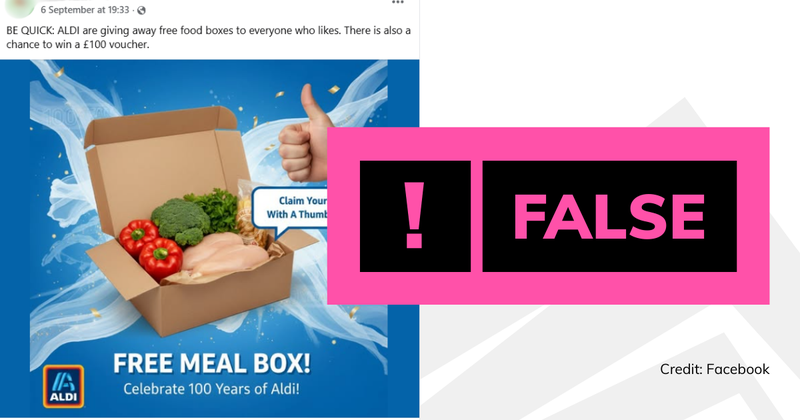 Aldi free food box