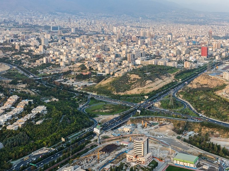 View of Tehran from Milad Tower, Iran