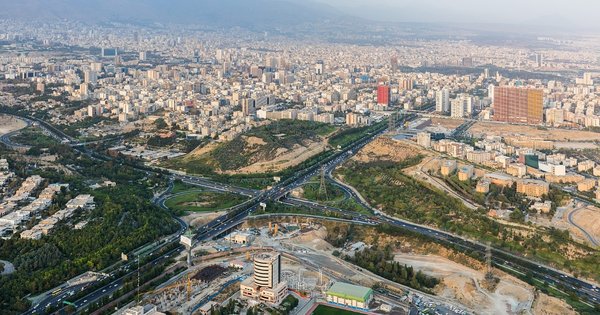 View of Tehran from Milad Tower, Iran
