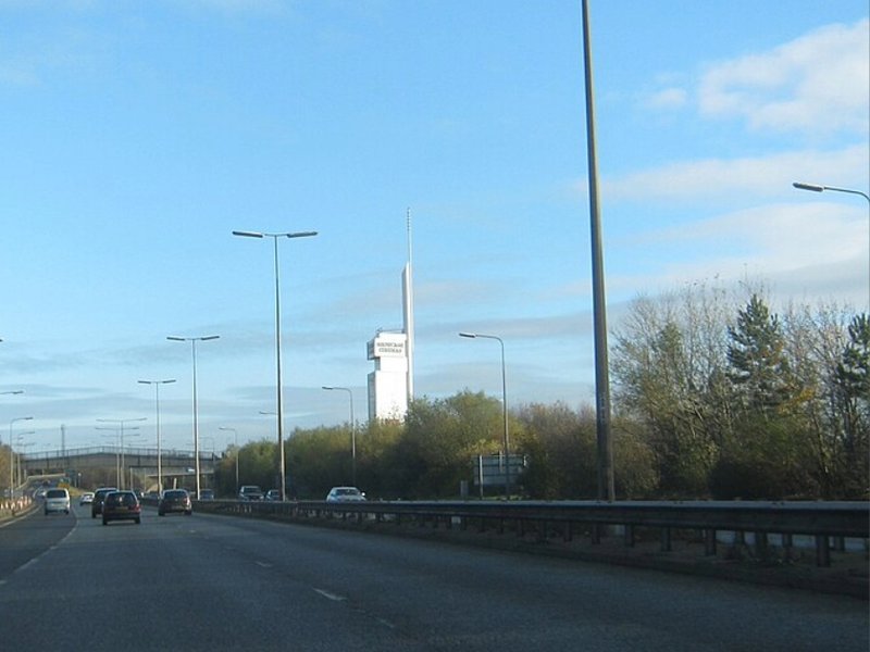An image of the A66 eastbound