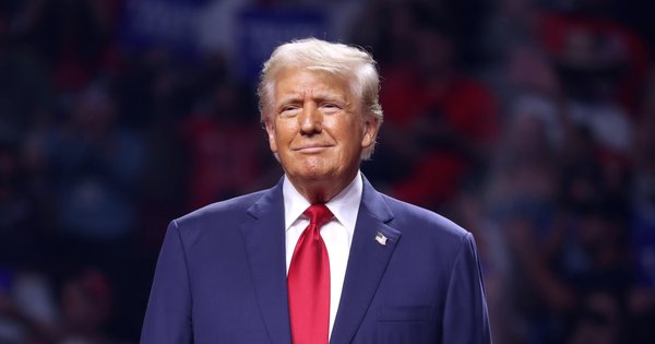 An image of US President Donald Trump.