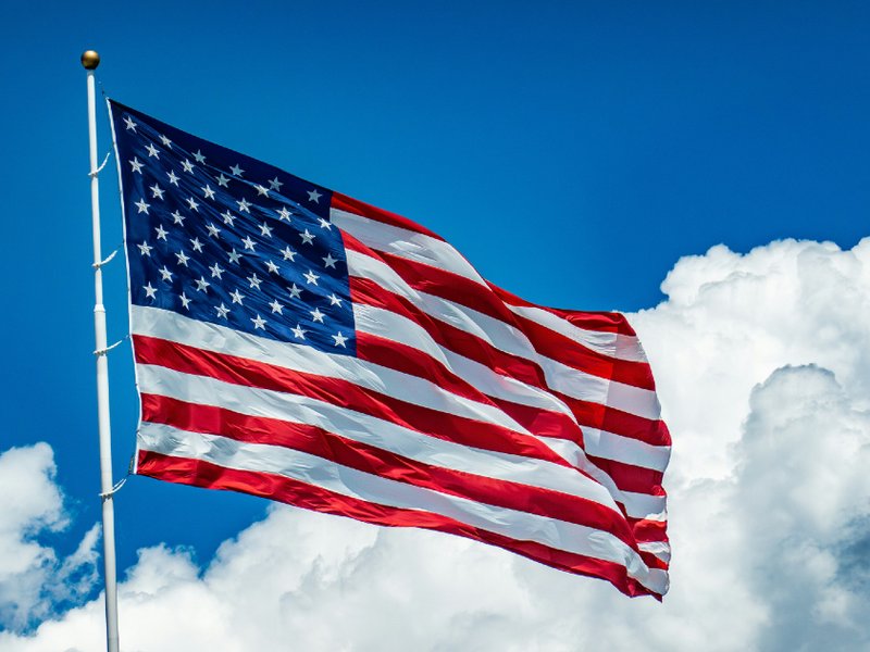 An image of the American flag.
