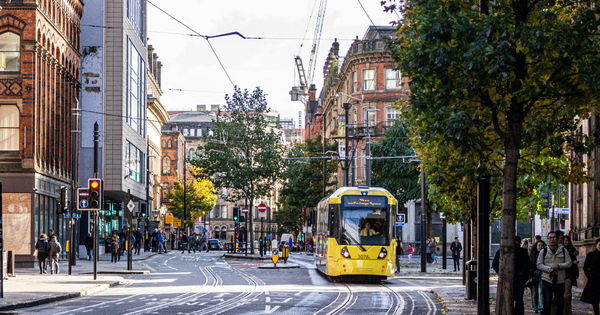 Princess Street in Manchester