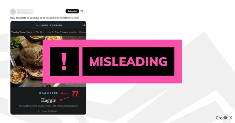 An image of the X post which we found was misleading.