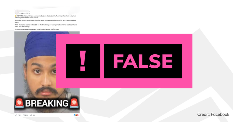 Debunk image Vickrum Digwa attack