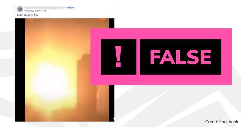 False label on a Facebook post