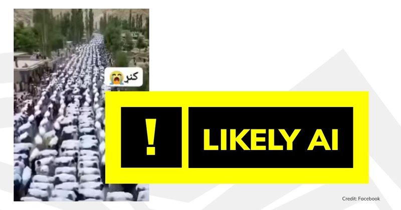 Debunk image for Afghanistan mass funeral video