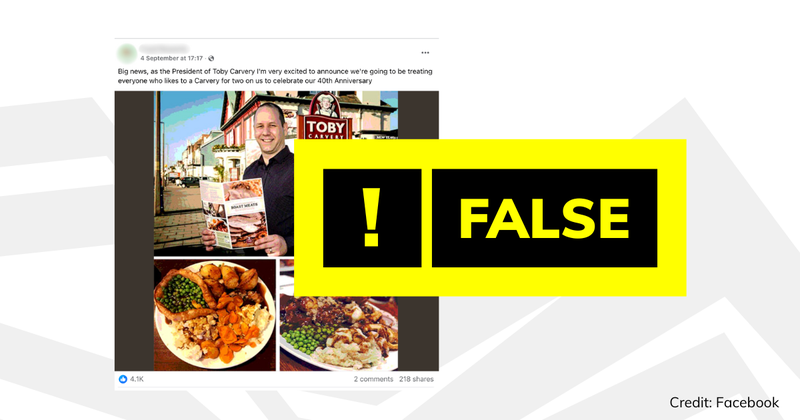 Debunk toby carvery offer