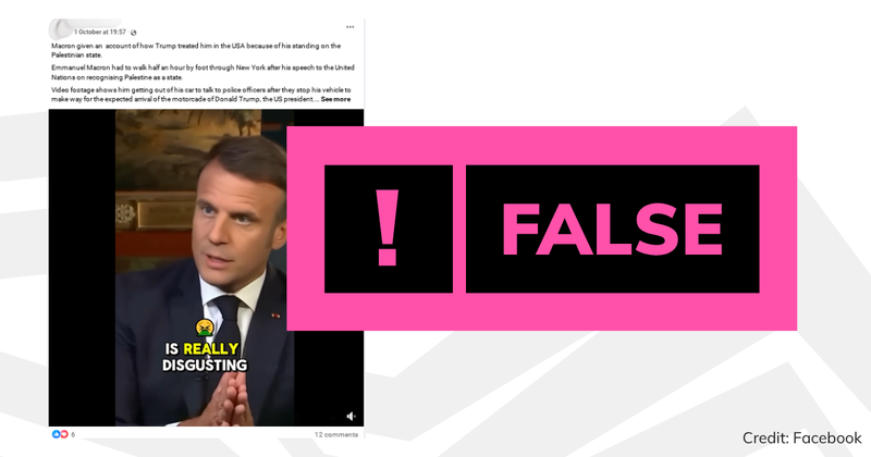 Debunk fake Macron