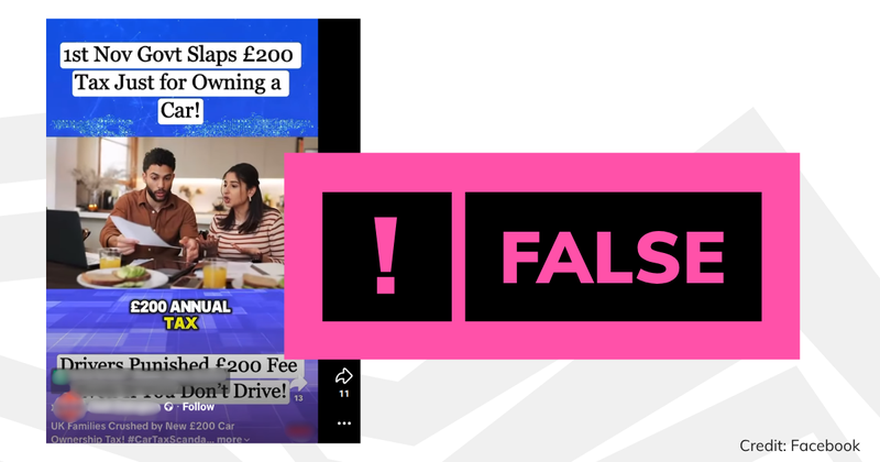 Debunk image of FB £200 tax claim