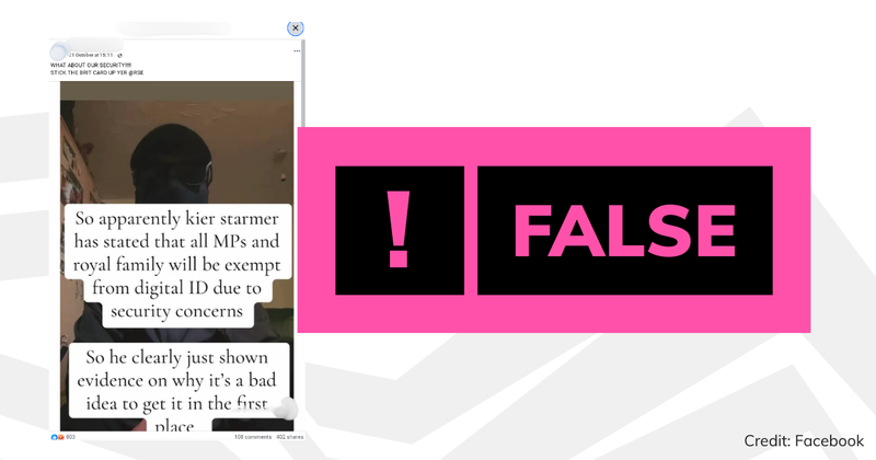 Digital id exemption debunk