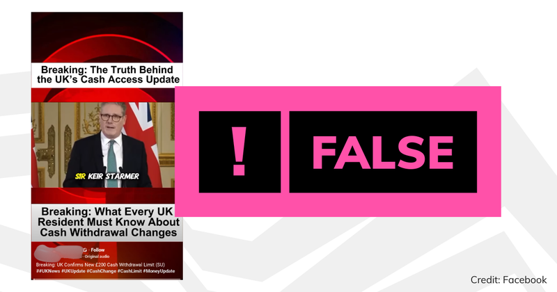 Debunk image £200 cash withdrawal new