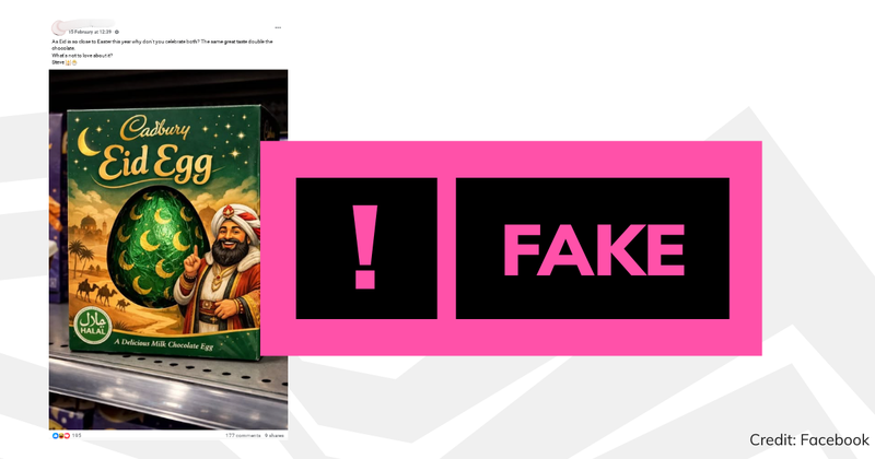 Debunk image of Eid egg