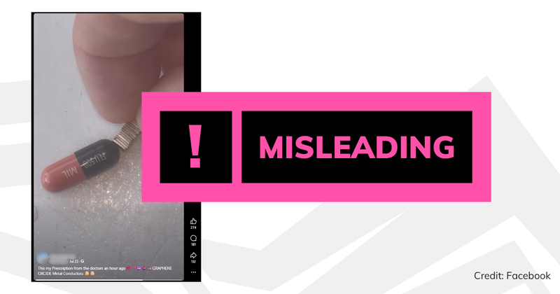 A screenshot of the video with overlaid text saying 'misleading'.