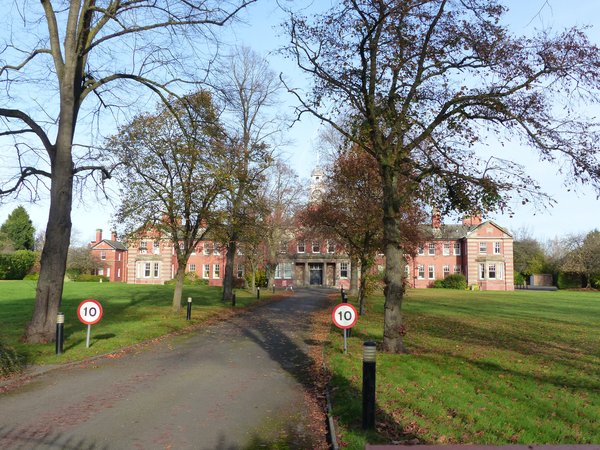 A photo showing the exterior of Webb House.
