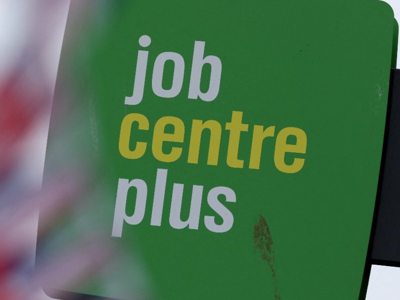 A job centre sign