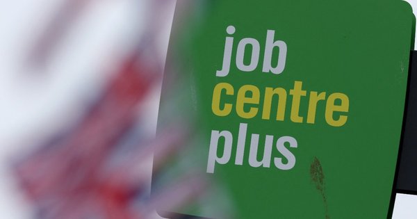 A job centre sign